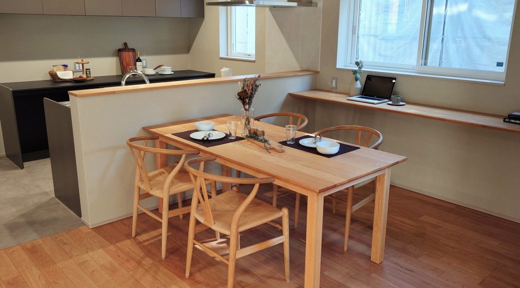 レンタル家具　おしゃれ　富山　無垢材　ミヤモト家具　完成見学会